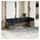 vidaXL Gartensofa-Set 7-tlg. grau Polyrattan