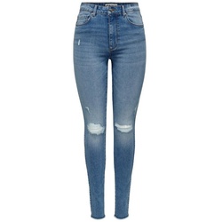 ONLY Skinny-fit-Jeans JOSIE (1-tlg) Fransen blau M