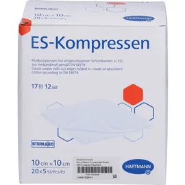 Hartmann ES-Kompressen steril 10 x 10 cm 12-fach 100 St.