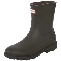 Hunter UNISEX DOWNPOUR SHORT BOOT Gummistiefel wasserdicht braun 42 EU