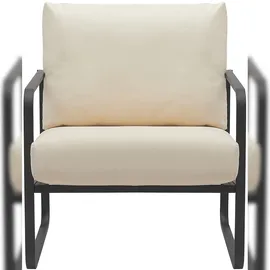 CLP Lounger Manea creme/Kunstleder