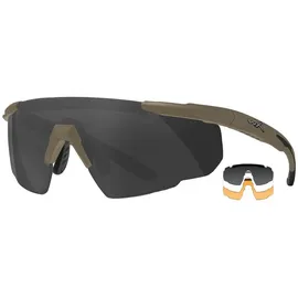 Wiley X Saber Advanced Polarisierte Sonnenbrille - Grey / Clear / Light Rust / Matte Tan - One Size