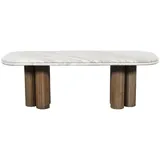 SIGNATURE Couchtisch Braun Mangoholz 50 x 41,5 cm