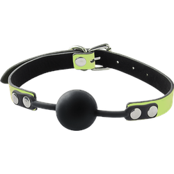 Radiant - Ball Gag Glow in the Dark, grün