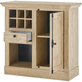 Home Affaire Highboard 105 x 103 x 42 cm Braun