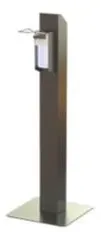 Papstar Medi-Inn® Säule mit Desinfektionsspender, eckig 93359 , Maße (H x B x T) 120 x 38 x 38 cm