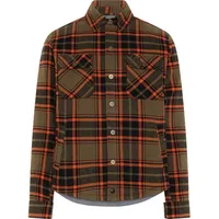 Rokker Colorado, Hemd/Textiljacke - Orange/Oliv/Schwarz - XXL