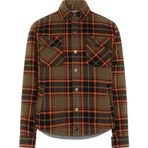 Rokker Colorado, Hemd/Textiljacke - Orange/Oliv/Schwarz - XXL