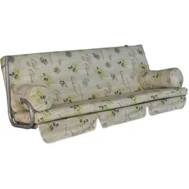 Angerer Hollywoodschaukel Auflage 120 x 50 x 5 cm beige/oliv 1 St.