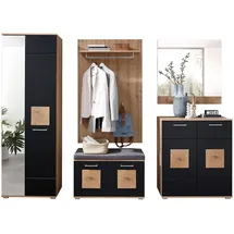 Innostyle Fun Garderoben Set 263x195x38 schwarz