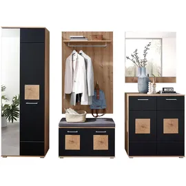 Innostyle Fun Garderoben Set 263x195x38 schwarz