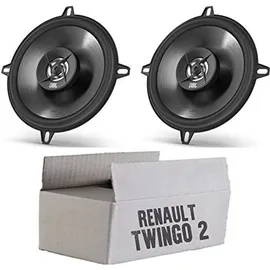 JUST SOUND best choice for caraudio JBL Stage2 524 | 2-Wege | 13cm Koax Lautsprecher - Einbauset passend für Renault Twingo 2 Front Heck - justSOUND