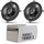 JUST SOUND best choice for caraudio JBL Stage2 524 | 2-Wege | 13cm Koax Lautsprecher - Einbauset passend für Renault Twingo 2 Front Heck - justSOUND