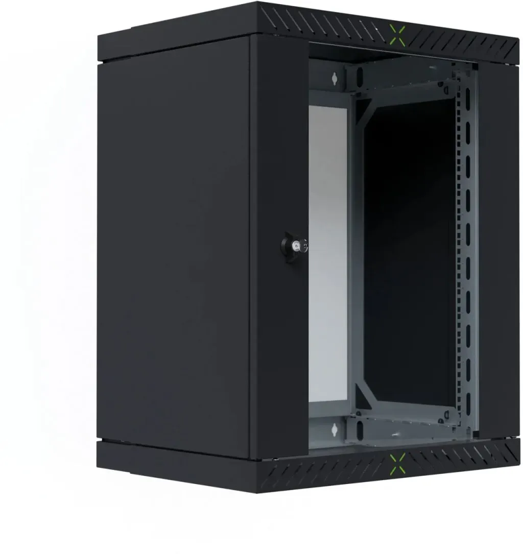 EFB Elektronik WGX-1506TS.G1 Rack 15U Wandmontiertes Regal Schwarz