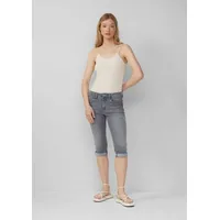 QS Capri-Jeans Catie/Slim Fit/Mid Rise steingrau 44