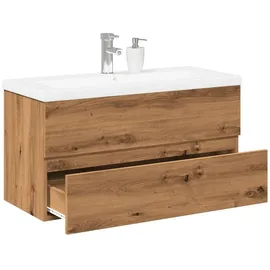 vidaXL Waschbeckenunterschrank 39,5 x 49 x 38,5 cm Braun