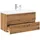 vidaXL Waschbeckenunterschrank 39,5 x 49 x 38,5 cm Braun