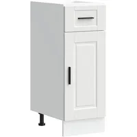 vidaXL Unterschrank Porto 100 x 60 x 82,5 cm Weiß