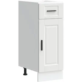 vidaXL Unterschrank Porto 100 x 60 x 82,5 cm Weiß
