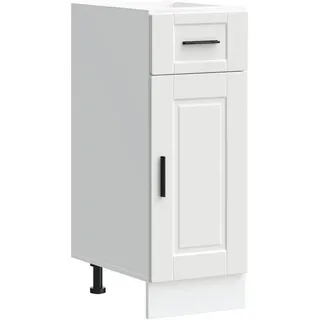 vidaXL Unterschrank Porto 100 x 60 x 82,5 cm Weiß