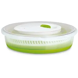 Emsa Falt-Salatschleuder 4,0 L grün/transparent