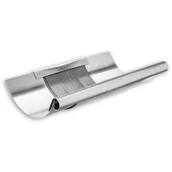 Dachrinnen-Dilatation Grömo, halbrund, Stahl verzinkt (Ausführung: Nenngröße 333. Ø 153mm)
