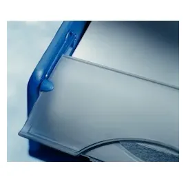 Leitz Ablagekorb Sorty Querformat blau, C4, großes Fassungsvermögen, unterteilbar mit Trennwand, stapelbar, Maße: 405 x 125 x 300 mm
