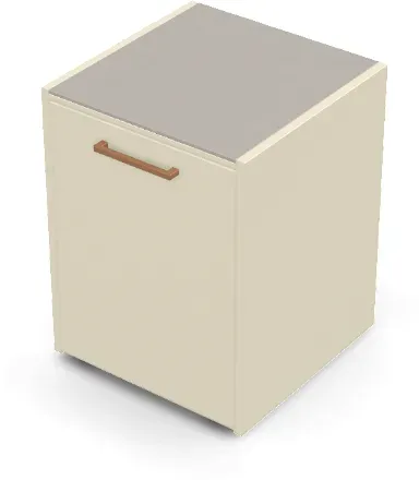 Brabura CT 60 Arbeitsmodul - Pietra Di Luna / Perle Blanche / Holzgriff