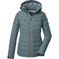 KILLTEC Damen Steppjacke mit abzippbarer Kapuze/Funktionsjacke ist wasserabweisend KOW 10 WMN QLTD JCKT, blaugrau, 50