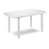 Mojawo Gartentisch Kunststoff 140x90cm WESS RECHTECKIG Balkontisch Gartentisch Terrassentisch Bistrotisch