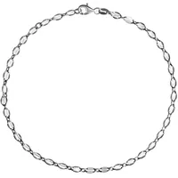 FIRETTI Fußkette FIRETTI "Schmuck Geschenk Silber 925 Körperschmuck Fantasie", silber (silberfarben), Fußketten, Damen, Silber 925 (Sterlingsilber)