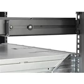 Startech StarTech.com 1HE 19 Zoll Server Rack Schienen - 60,9-91cm Einstellbare Tiefe - Universelle 4 Pfosten Rack Schienen - Netzwerk Geräte/Server/UPS Schienen für HPE ProLiant Dell PowerEdge (UNIRAILS1UB)