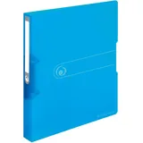 Herlitz Ringbuch 2-Ringe blau-transparent 3,8 cm DIN A4