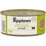 Applaws in Brühe 6 x 70 g - Thunfischfilet & Seetang