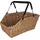 Basil Cento Rattan Look Silber