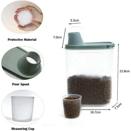 luxuskollektion 2er-Pack Luftdichte Hundefutter Vorratsbehälter