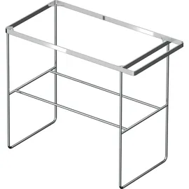 Duravit Metallkonsole DuraSquare 86,5x45cm, bodenstehend, chrom