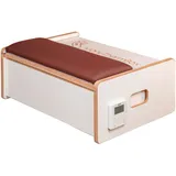 ManuTherm Wärme-Therapiebox mit Glassand-Füllung, LxBxH 60x22x40 cm, Bordeaux, Weiß