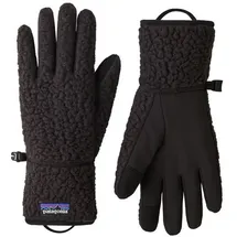 Patagonia Retro Pile Damen Fingerhandschuhe Schwarz S