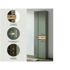 xonox.home Hochschrank Aqua 51 x 191 x 30 cm Grün