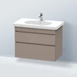 Duravit Waschtischunterschrank 2 Schubkästen 80 x 61 cm Basalt Matt