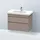 Duravit Waschtischunterschrank 2 Schubkästen 80 x 61 cm Basalt Matt