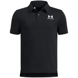 Under Armour Icon Poloshirt Jungen 001 black/white M 137-149 cm