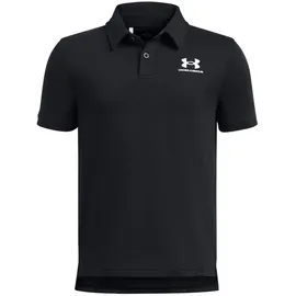 Under Armour Icon Poloshirt Jungen 001 black/white M 137-149 cm