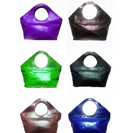 Marrakesch Orient & Mediterran Interior Loubna Shopper Leder Lila