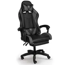 Trisens Gaming-Stuhl Schwarz/Grau