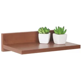 Ricoo Wandregal 30 x 8 x 19 cm Braun