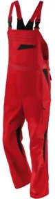 Kübler IMAGE DRESS NEW DESIGN Latzhose mittelrot/schwarz 26