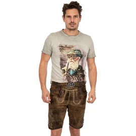 Country Maddox MADDOX Lederhose HORN in dunkelbraun | Gr.: 58