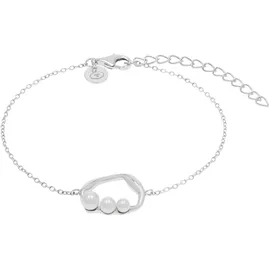 Tom Tailor Armband mit Anhänger aus Sterling Silber mit Süßwasserzuchtperle 2100556 Größe 16+4 cm